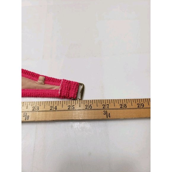 Shade & Shore Womens Bikini Top W/ Removable Strap Lightly Padded Hot Pink 34A - Picture 8 of 8